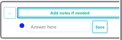 Saving notes.